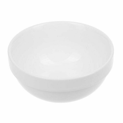 Салатник фарфоровый Chan Wave Classic 360 мл белый фк010, 1692168