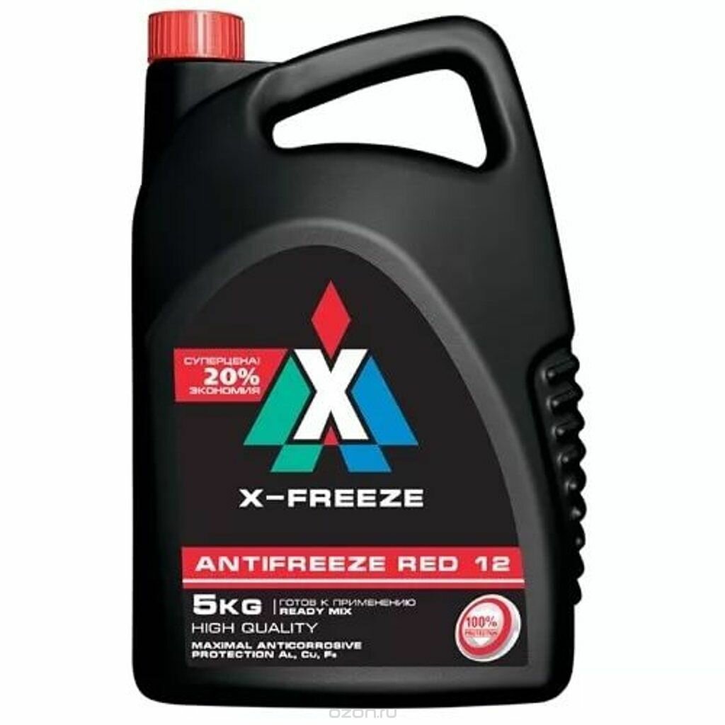 G12 red 5 кг готовый антифриз красный X-Freeze 430206074