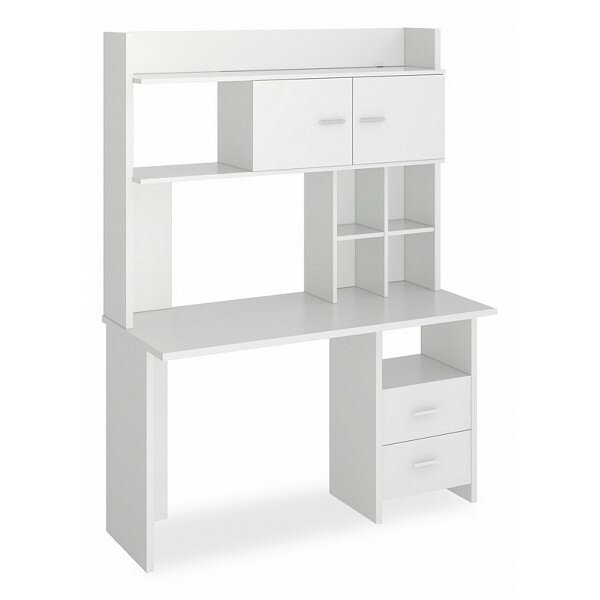 Стол компьютерный Mebelion Домино Lite СКЛ-Прям130Р+НКЛХ-130