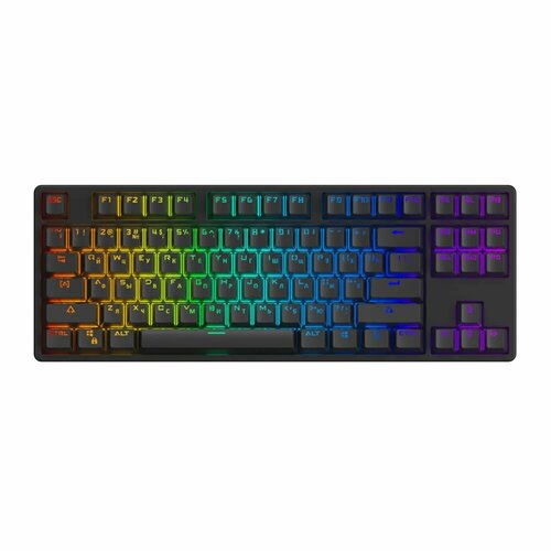 Игровая клавиатура AKKO 5087S Black Shine-Through RGB OEM profile keycap