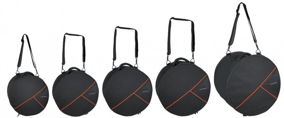 GEWA Premium Gigbag For DrummSet комплект чехлов для барабанов 20x18, 10x9, 12x10, 14x14, 14x6,5" (231600)