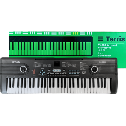 Синтезатор детский Terris TK-150 BK