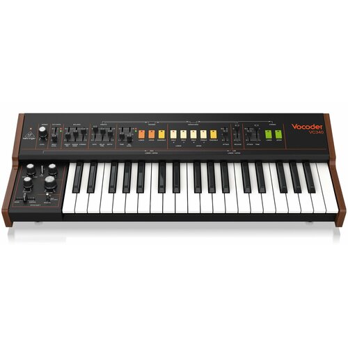 Behringer VOCODER VC340 синтезатор-вокодер, 37 полувзв. клавиш, аналоговая схема, легендарные звуки синтезаторов 80-х синтезатор behringer cat