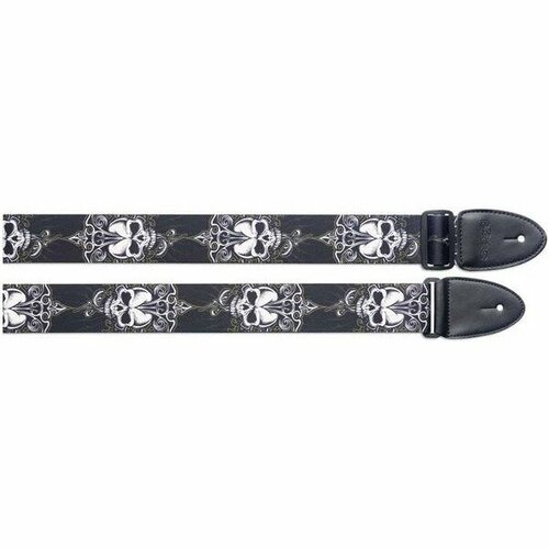 Ремень для гитары Stagg STE BLACK SKULL ремень stagg slpl buckle brw