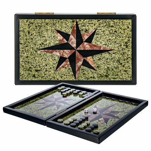 Нарды из натурального камня 