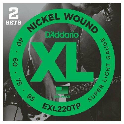 струны для бас гитары d addario exl220tp Струны для бас-гитары D'Addario EXL220TP