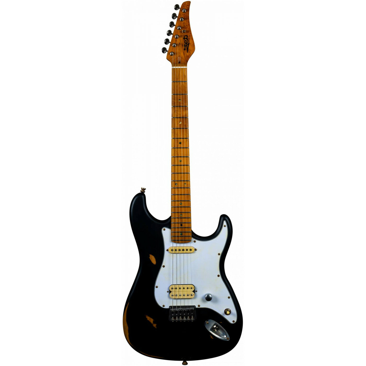 JET JS-800 Relic BK электрогитара, Stratocaster, корпус липа, HS, цвет Relic BK