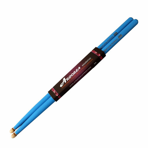 ADS-HCHBU-5A Барабанные палочки, синие, Arborea палочки для барабана arborea ads hchr 5a