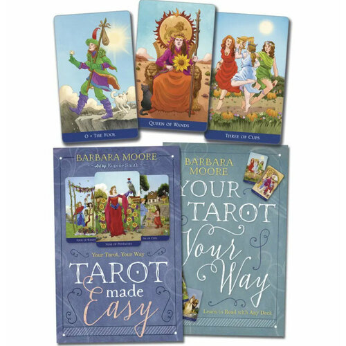 комплект 2 колоды карты оракул и таро ленорман книга Карты Таро Сделано Легко / Tarot Made Easy - Llewellyn