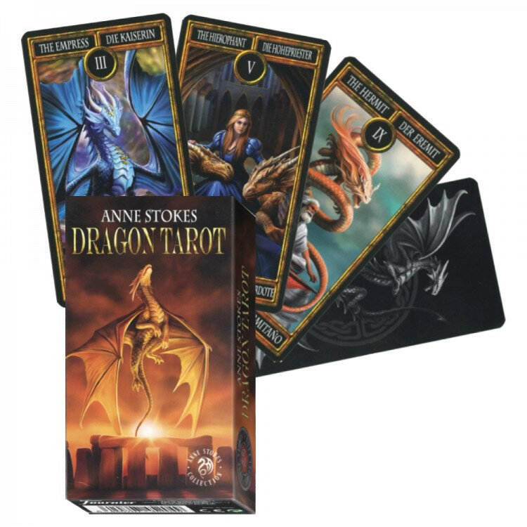 Карты Таро Анны Стокс Дракон / Anne Stokes Dragon Tarot - Fournier