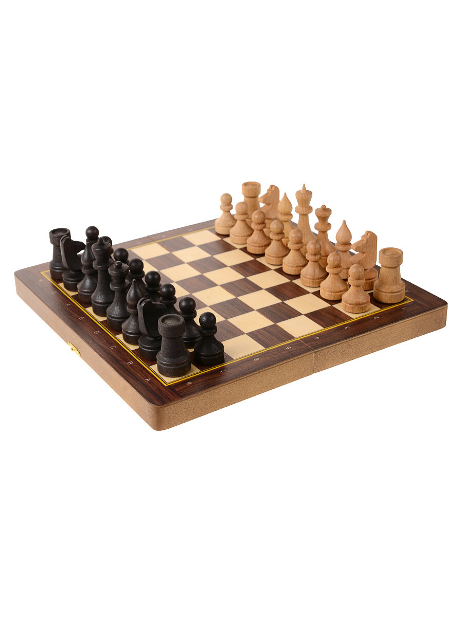 Настольная игра Woodgames Шахматы складные Кинешемские, 32 мм