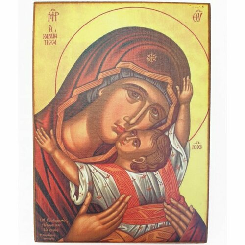 икона божьей матери федоровская копия старинной арт sto 264 Икона Божьей Матери Кардиотисса (копия старинной), арт STO-427