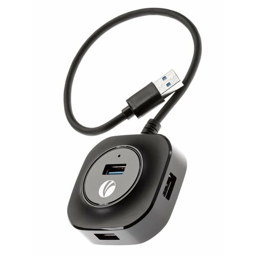 Кабель-концентратор USB3.0----4 USB3.0 +microUSB 0.3m VCOM (DH307) разветвитель usb 3 0 vcom dh307 4xusb3 0 microusb разъем для доп питания 0 3m черный