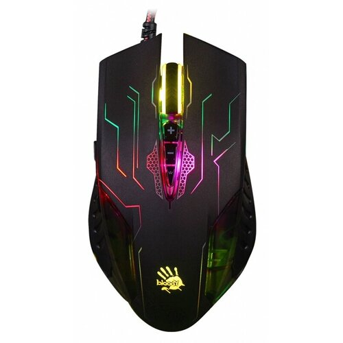 Мышь A4Tech Bloody Q51 черныйрисунок оптическая 3200dpi USB игровая 8but 210200₽