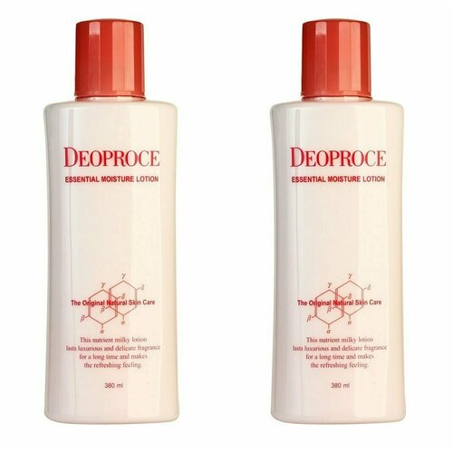 Deoproce Лосьон для лица омолаживающий Essential Moisture Lotion, 380 мл, 2 шт