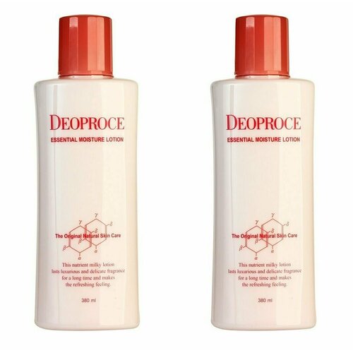 Deoproce Лосьон для лица омолаживающий Essential Moisture Lotion, 380 мл, 2 шт