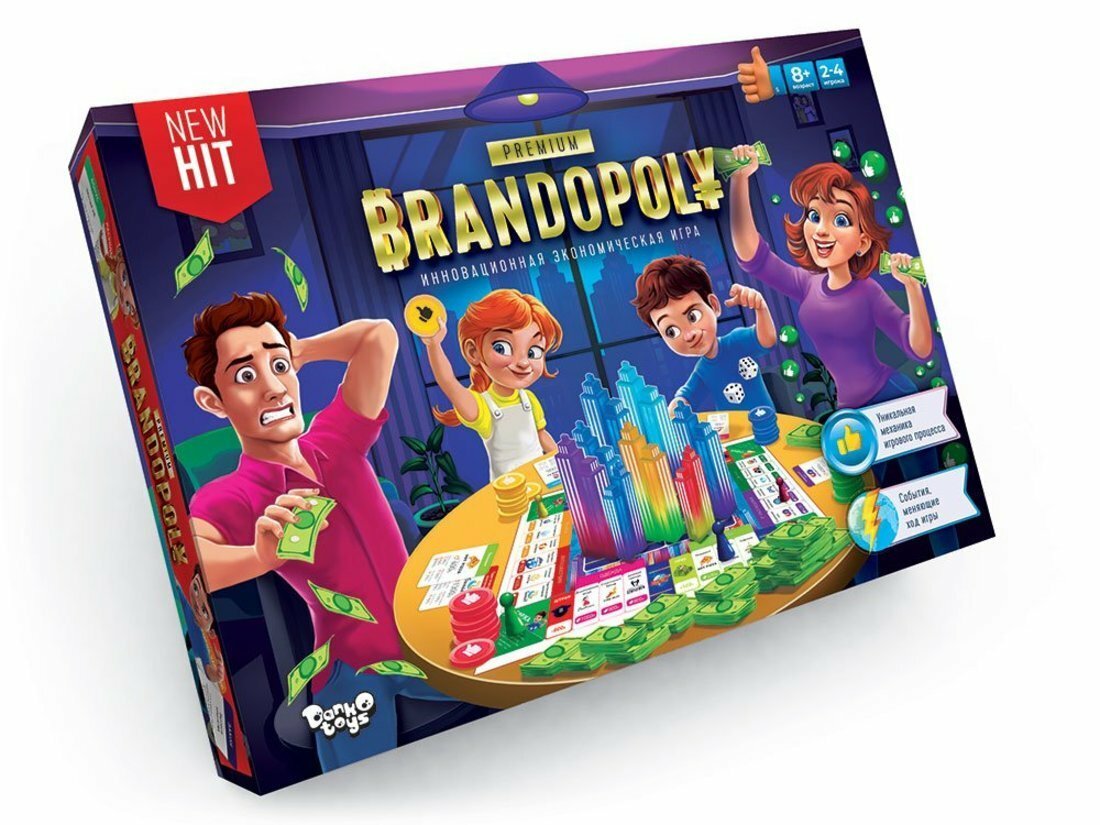 Настольная игра Danko Toys Premium Brendopoly G-BrP-01-01 - фото №15