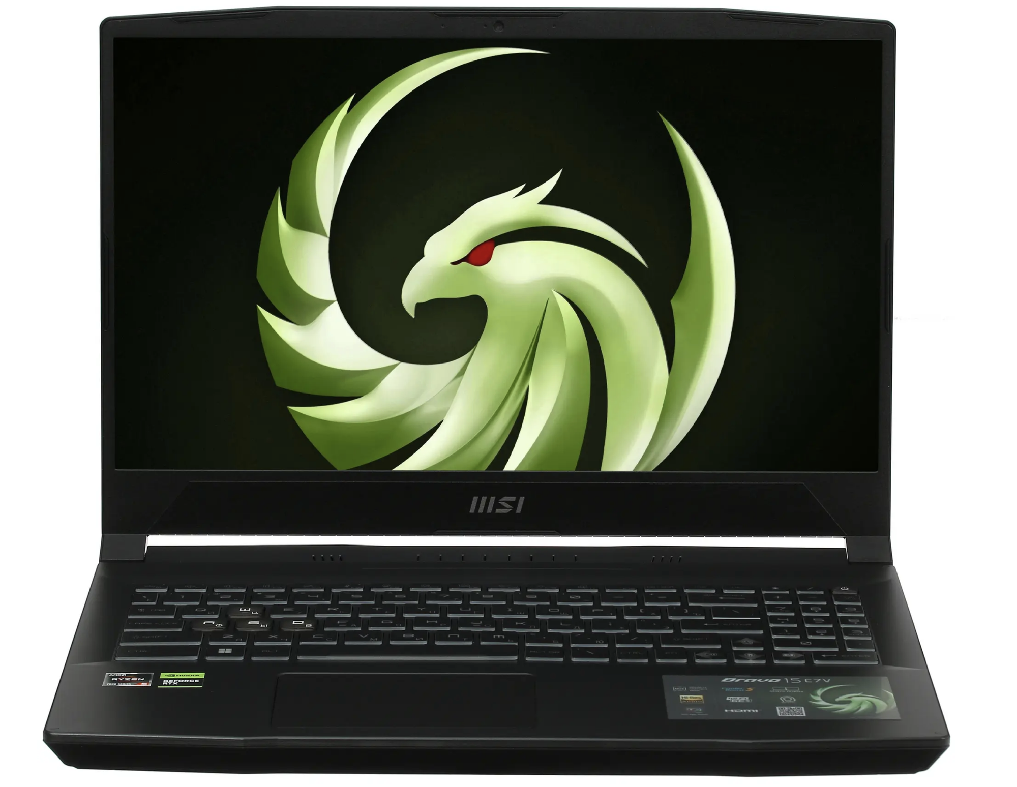 15.6" Ноутбук MSI Bravo 15 C7VF-039XRU черный