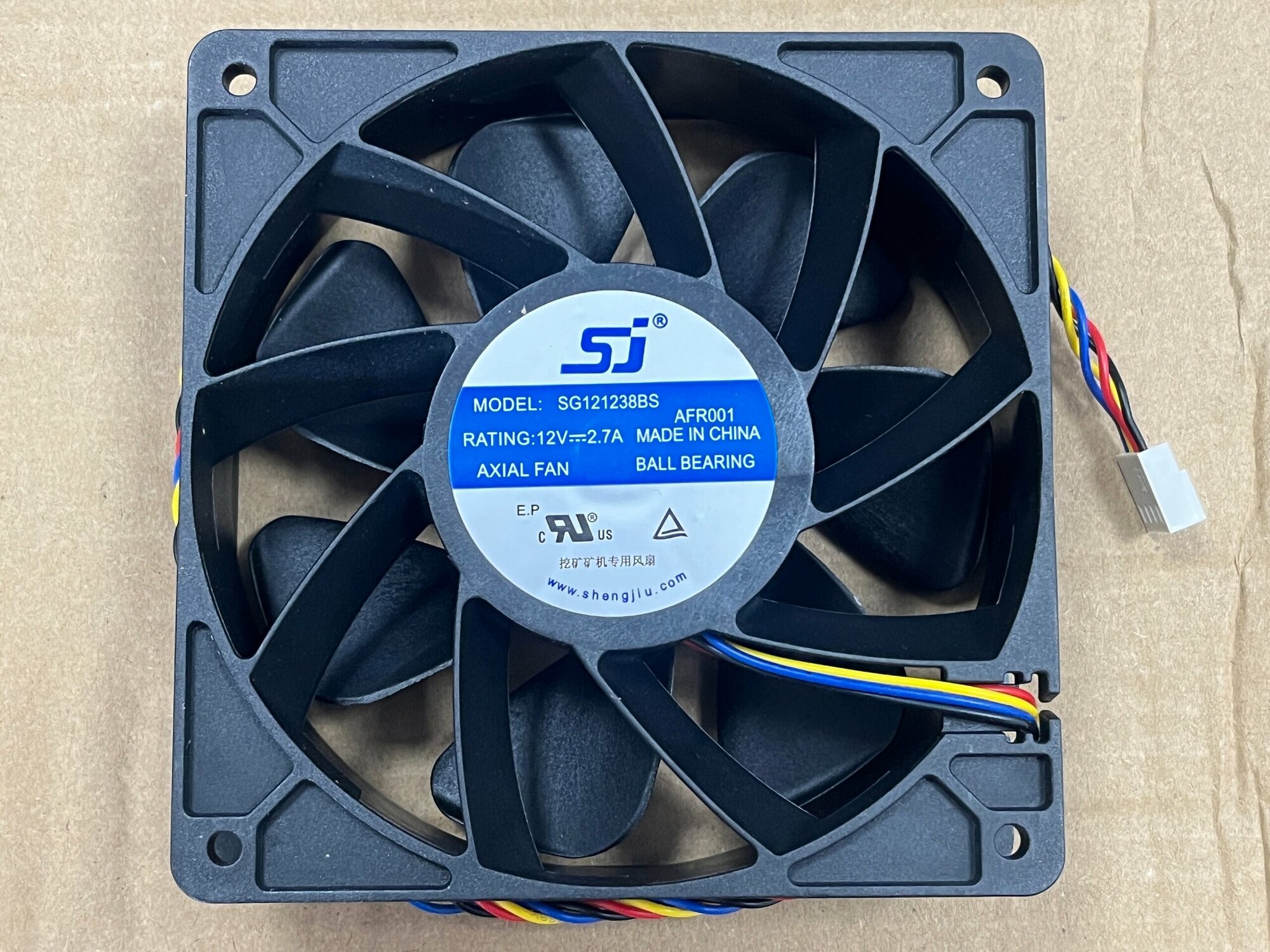 Вентилятор для asic SJ 120, черный