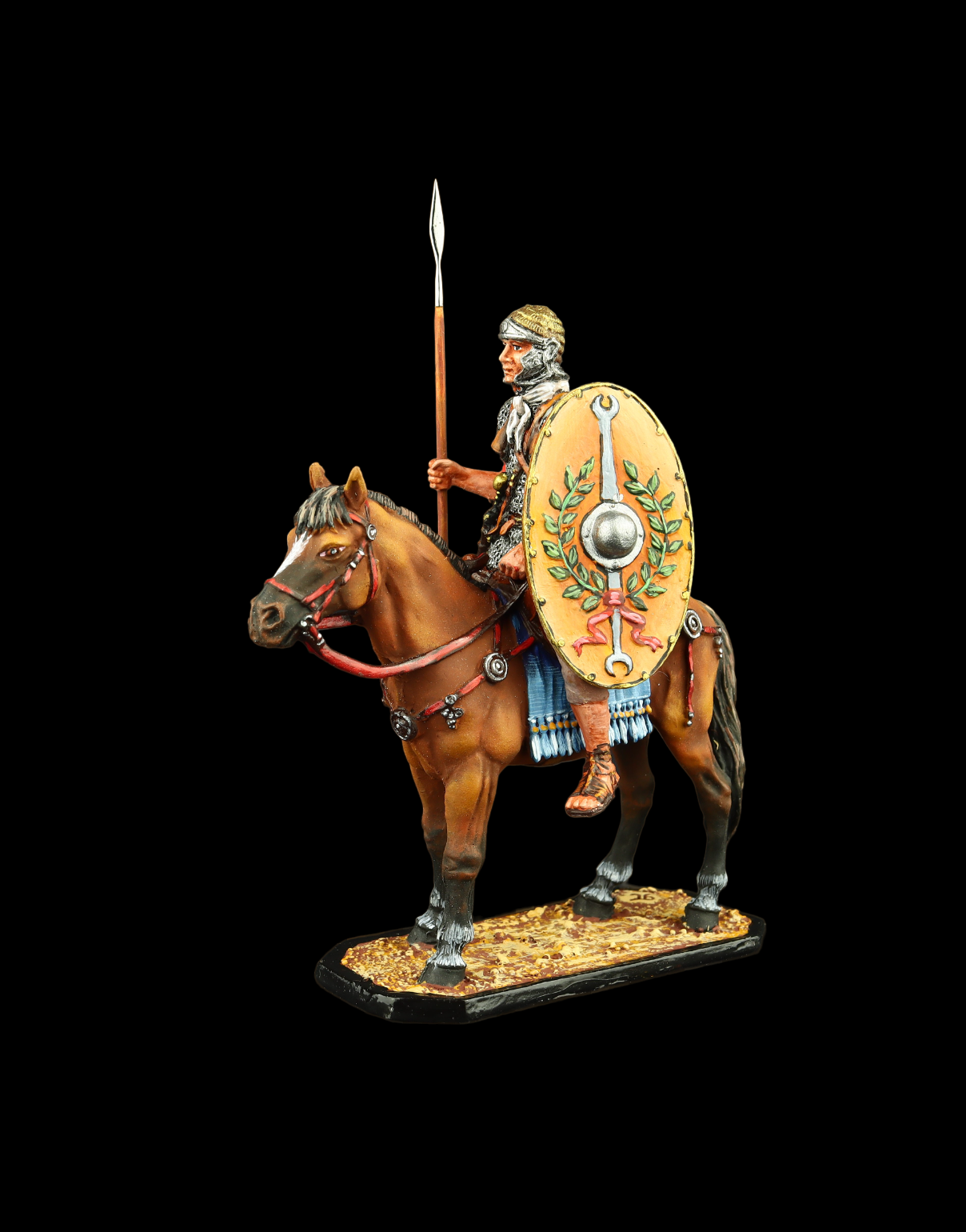 Оловянный солдатик SDS: Всадник вспомогательной конницы. Рим, I в. н. э