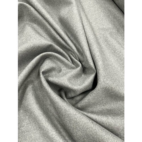 Шерсть с шелком меланж серый Вarrington, Великобритания, ш-150 см, отрез 1 метр.