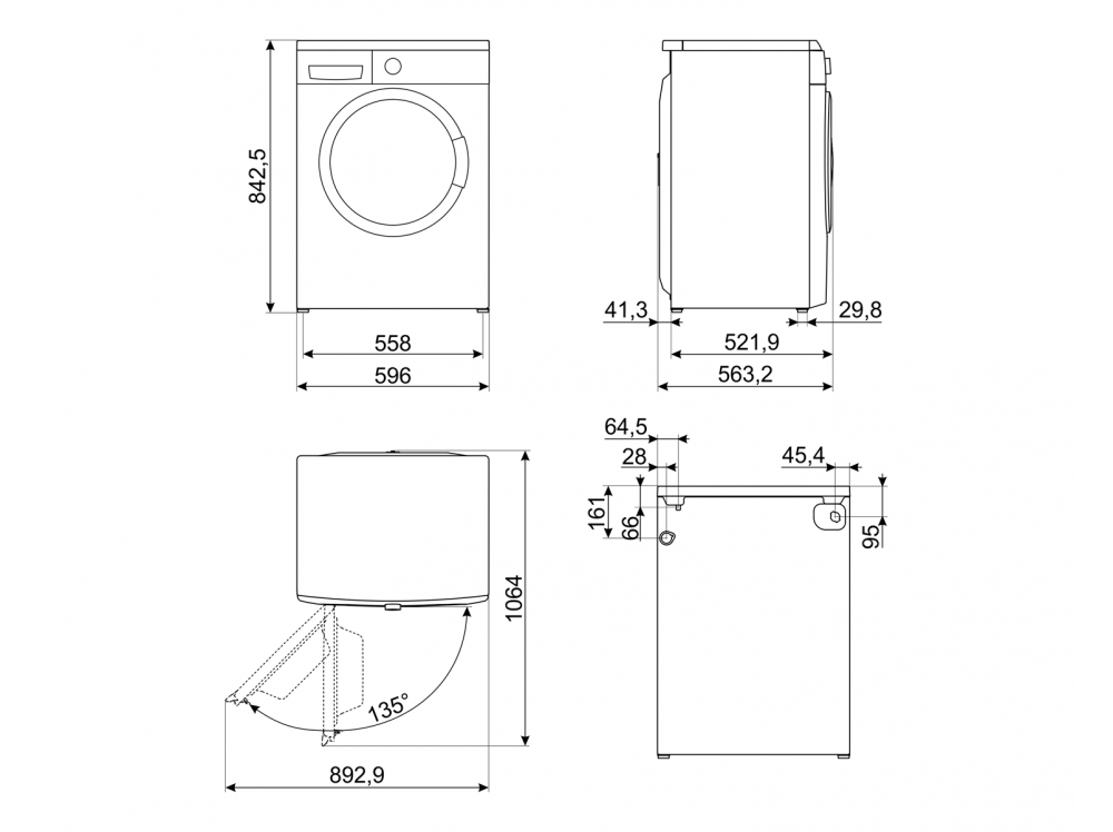 Стиральная машина Smeg WM 3T84RU - фотография № 3