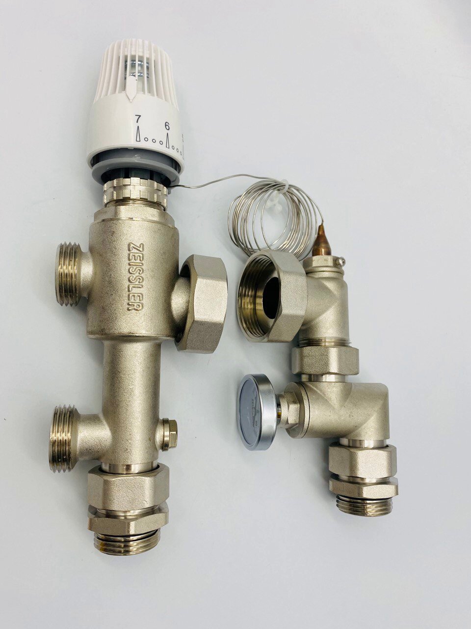 Насосно - смесительный узел для систем напольного отопления 1" ZEISSLER / (20-70°C) арт. ZMg.801.013270 — фото 7