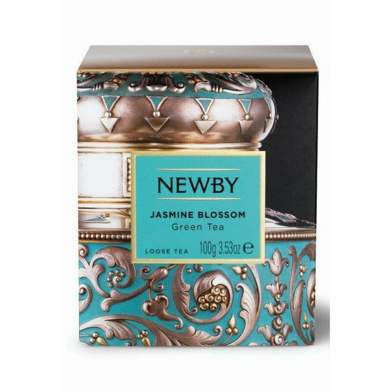 Чай зеленый Newby Цветок жасмина 100г - фото №20