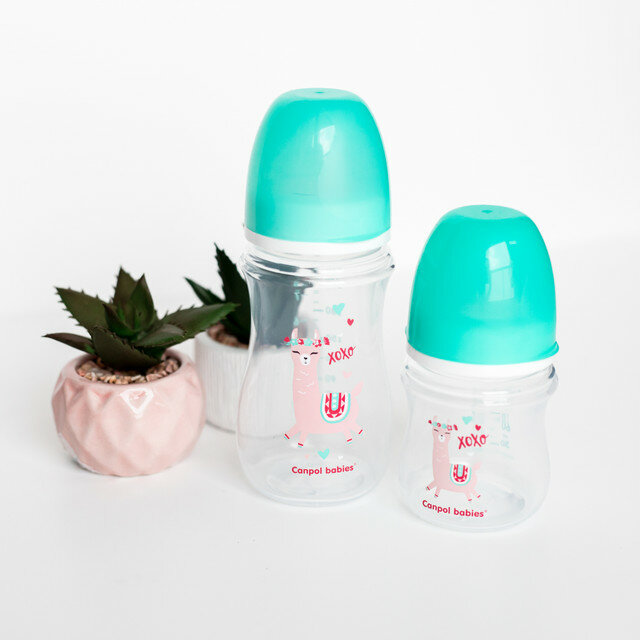 Антиколиковая бутылочка для кормления Canpol babies Easystart Toys, 240 мл, зеленый (35/221_gre) - фото №6