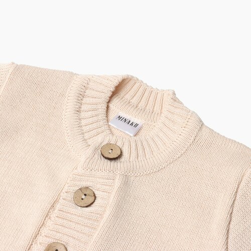 фото Комбинезон minaku, размер 80, бежевый