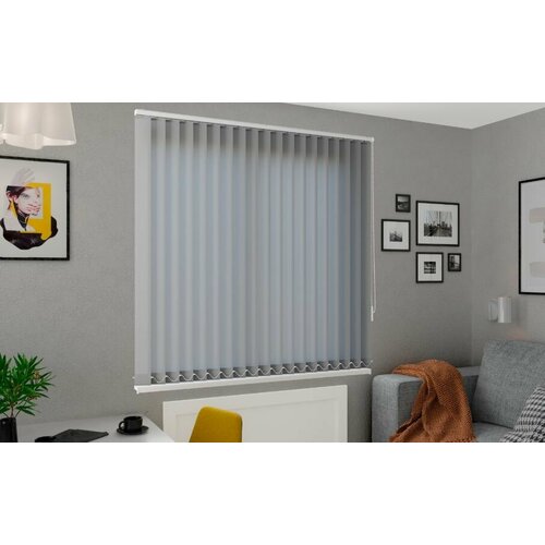 Ламели для вертикальных жалюзи 89мм Лайн темно-серый 25 шт. высота 2,1 м