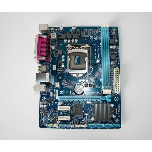 Материнская плата Gigabyte GA-H61M-DS2 DDR3 LGA1155 micro-ATX gigabyte ga g41m es2h desktop motherboard g41m es2h g41 lga 775 ddr3 8g sata2 usb2 0 micro atx