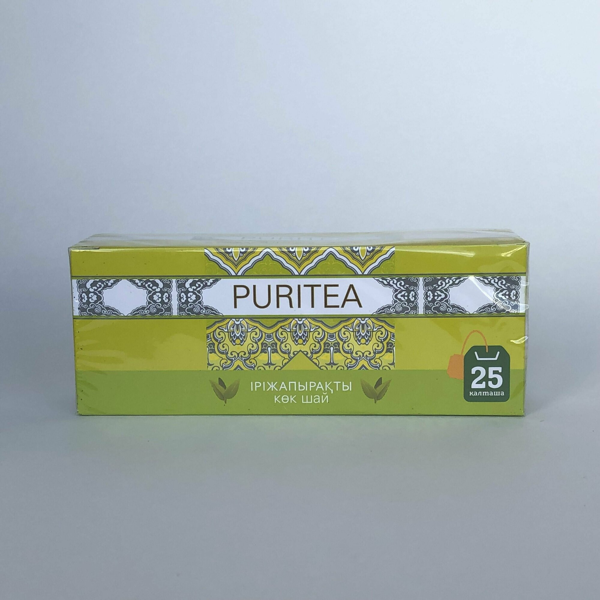 Чай Puritea Китайский зелёный, (50 пакетов без конвертов) - фотография № 1
