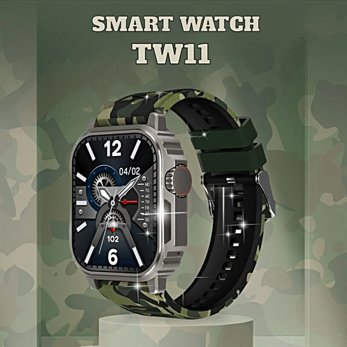 Смарт часы TW11 Умные часы PREMIUM Series Smart Watch AMOLED iOS Android 2 ремешка Bluetooth Мониторинг здоровья 3666₽