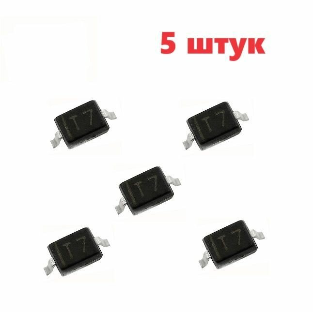 1N4007 T7 диод (5 шт.) SOD-323 SMD аналог 1N2070 схема 1N3549 характеристики цоколевка datasheet 1N4249 Т7