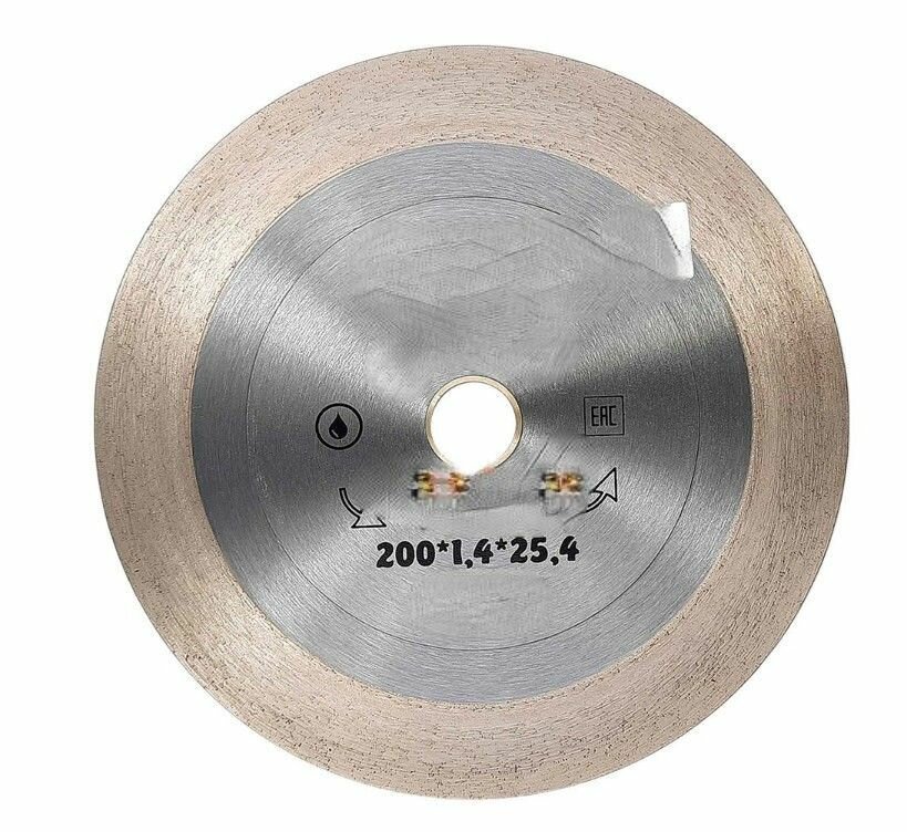Алмазный диск по керамограниту рез под 45 200x1,4x25,4 мм