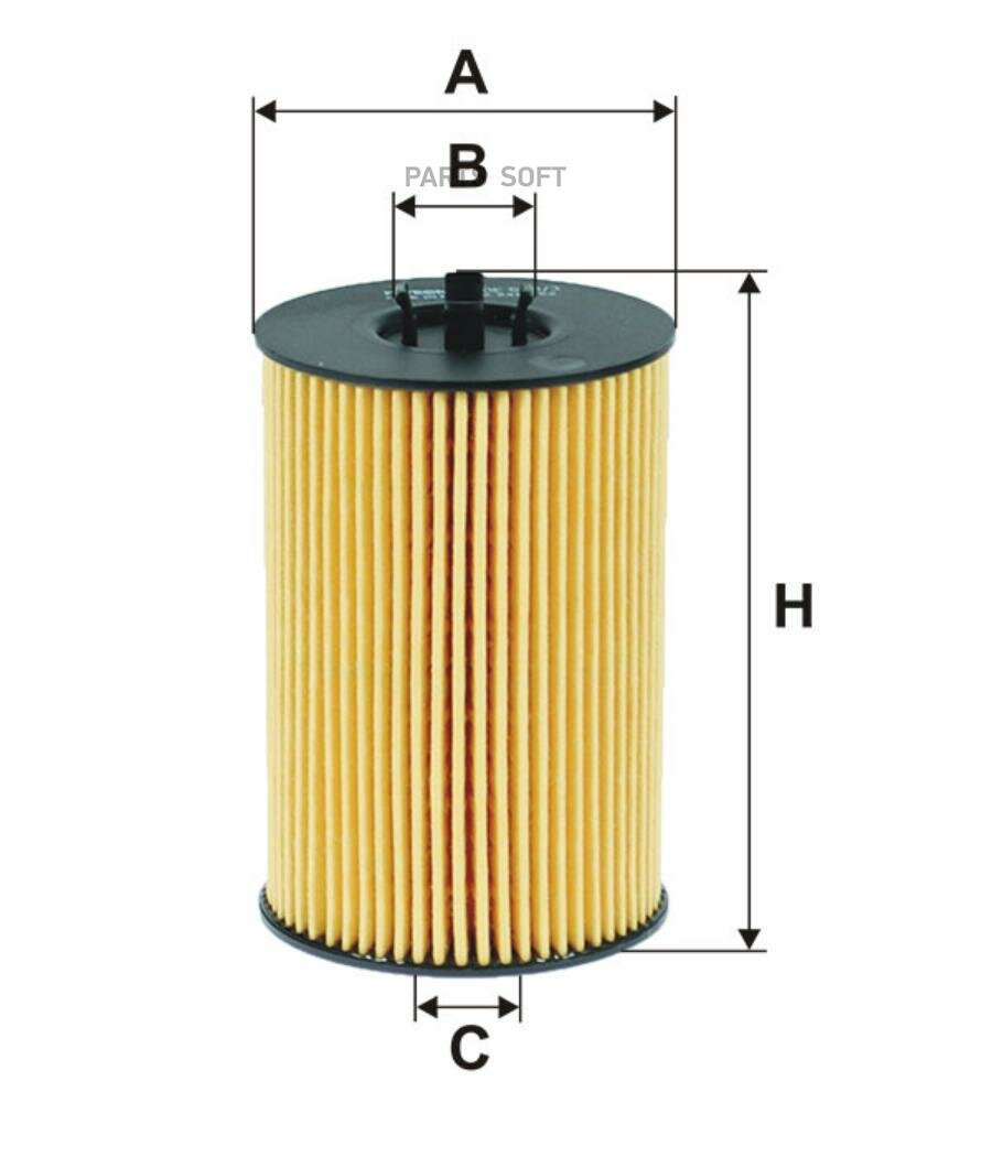 FILTRON OE688/3 Фильтр масл. Audi A3 III (8V), Seat Leon III, Skoda Octavia III, VW Golf VII