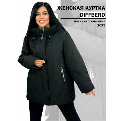 фото Куртка diffberd, размер 60, черный