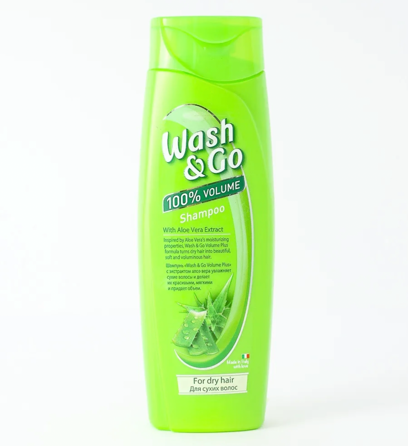 фото Wash & Go шампунь с экстрактом алоэ вера для сухих волос