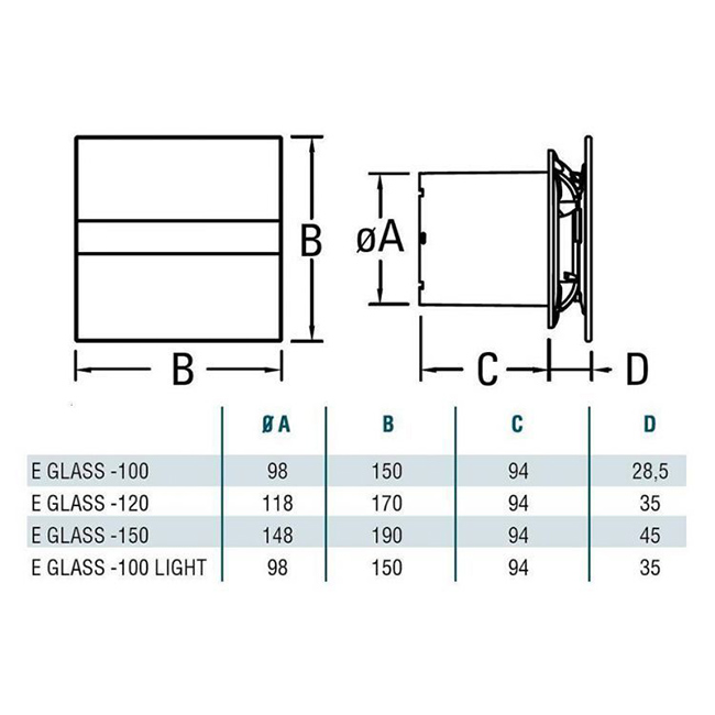 Вентилятор Cata E-100 GST - фото №18