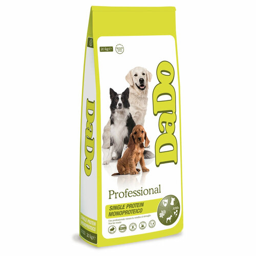 Dado Dog Professional Puppy Large Ocean Fish & Rice монобелковый корм для щенков крупных пород, с рыбой и рисом - 20 кг dado dog professional adult medium breed ocean fish