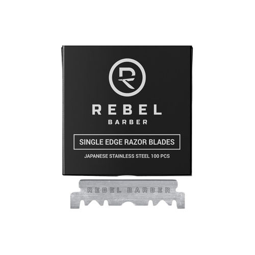 Сменные лезвия для опасных бритв REBEL BARBER  Single Blade,100 шт.