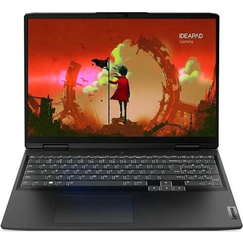 Ноутбук Lenovo IdeaPad Gaming 3 16ARH7 82SC0040RK Ryzen 5 6600H16GB1TB SSDnoDVDGeForce RTX3050Ti4GB16 WUXGACamBTWiFinoOSRU KBDonyx grey 11904300₽