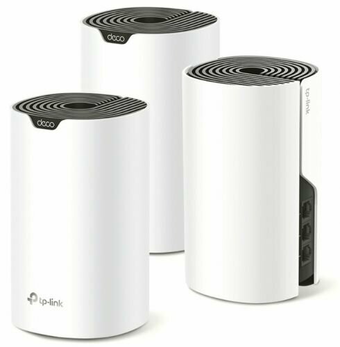 Роутер TP-LINK Deco S7(3-pack) AC1900 Whole Home Mesh Wi-Fi System, 600 Mbps at 2.4 GHz +1300 Mbps at 5 GHz, 3x Internal Antennas, 3x Gigabit Ports (W