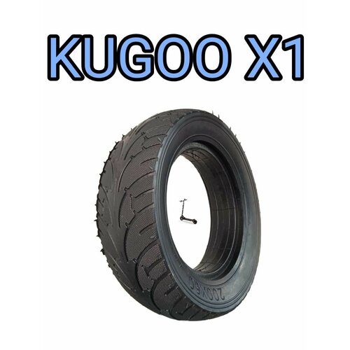 покрышка на мотор колесо электросамоката kugoo x1 Покрышка для электросамоката Kugoo x1 200х60 литая бескамерная