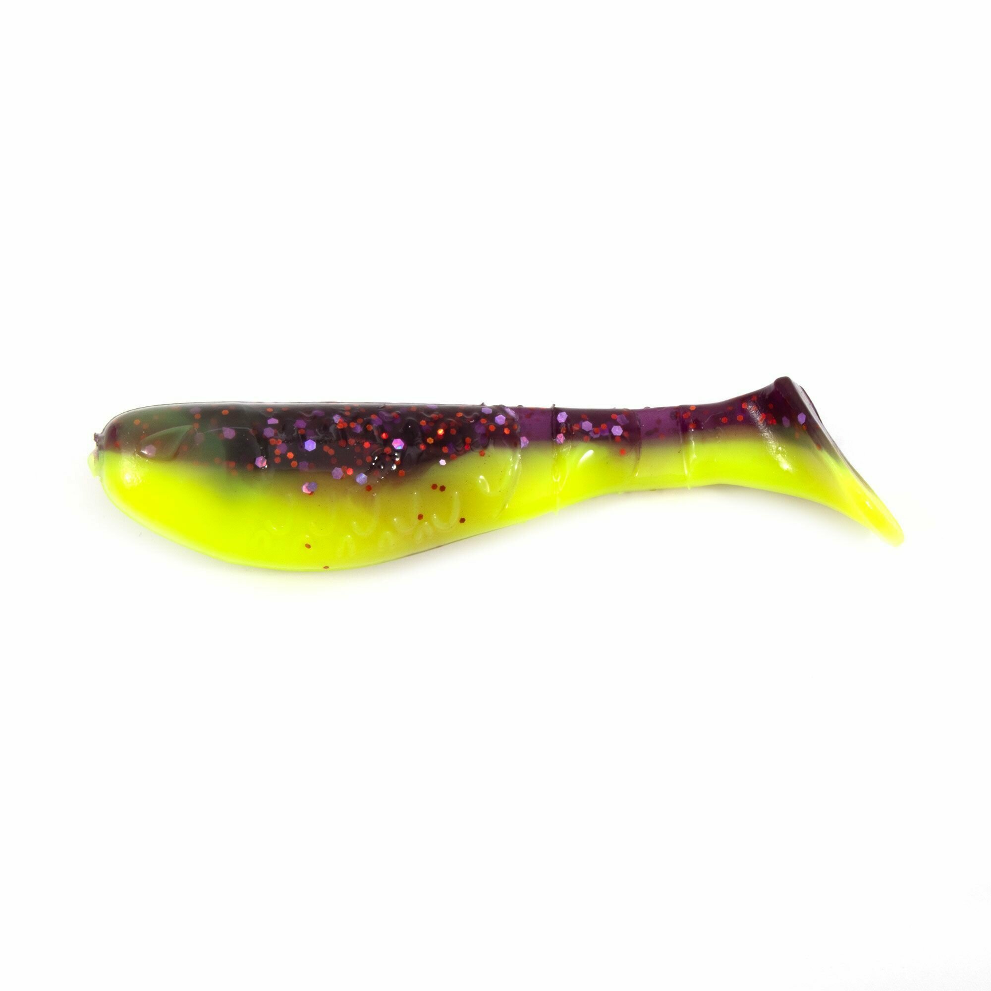 Силиконовая приманка для рыбалки виброхвост YAMAN PRO Boost Up, р.2,5 inch (63 мм), цвет #26 - Violet Chartreuse (уп. 6 шт.)
