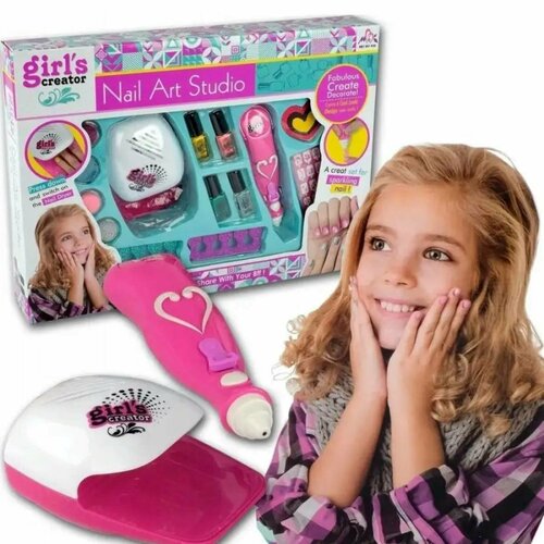 Маникюрный набор Nail Art Studio для девочек/Детский маникюрный набор для ребенка