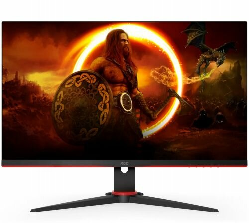 Монитор 27" AOC Q27G2E 2560х1440, 1мс MPRT, 250cd/m2, 3000:1, 80M:1, H178°/V178°, 155 Гц, 2*HDMI, DP, HAS, Pivot, Tilt, Swivel, Black-Red