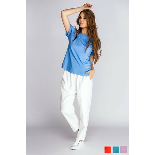 Футболка Тамбовчанка, хлопок, размер 58, голубой