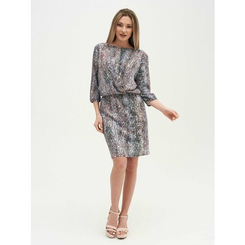 фото Платье тамбовчанка, размер 46, серый